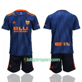 Billige Fotballdrakter Valencia Barn Bortedraktsett 2018/19 Kortermet